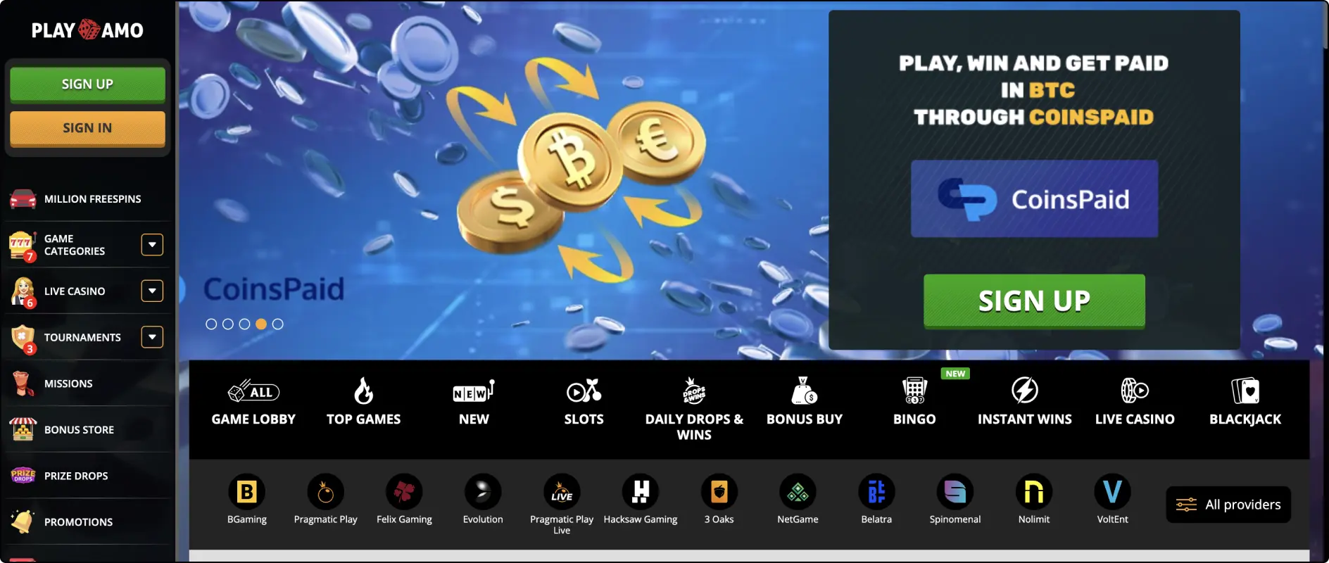 PlayAmo Best Online Casino